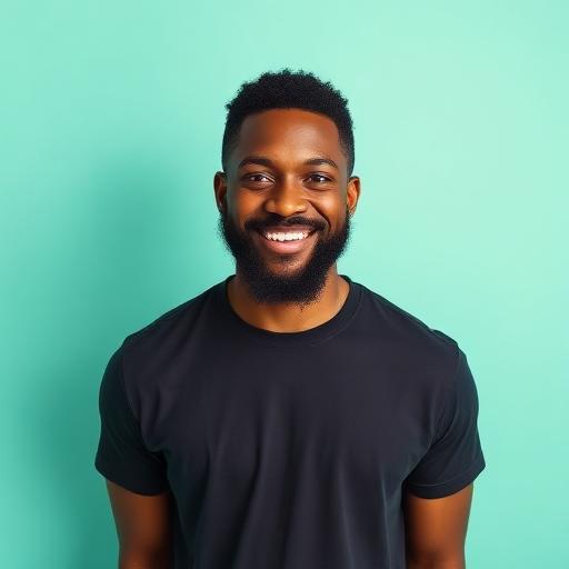 Man smiling